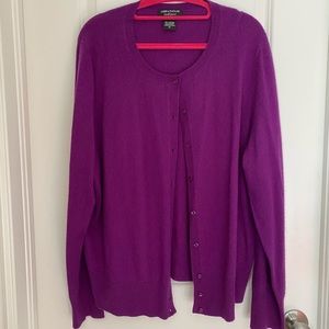 Lord and Taylor cashmere cardigan